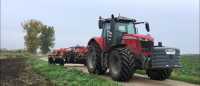 Massey Ferguson 7724 S & Vaderstad Cultus 420