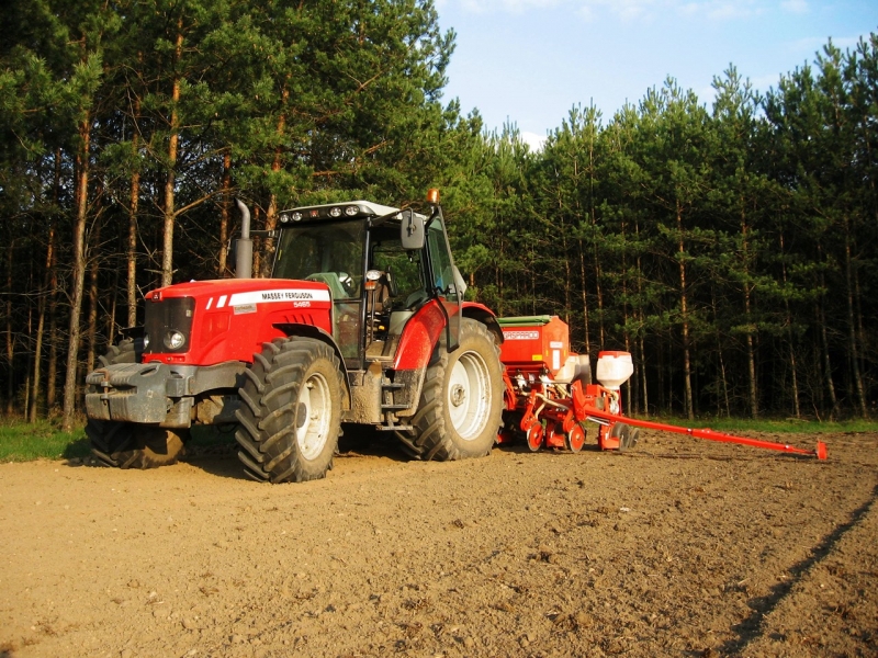Massey Ferguson 5465 + Gaspardo MTE