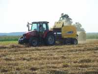 MF 5455 + NH BR 6090