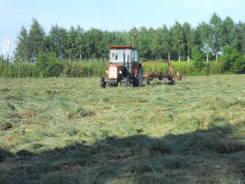 Ursus c-360+ przetrząsaczo-zgrabiarka 7 kołowa