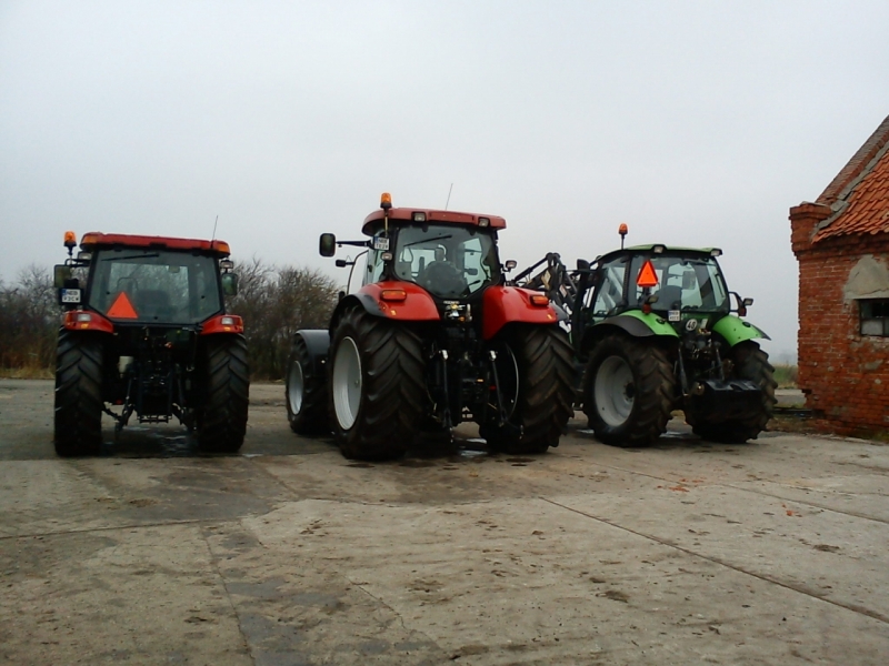Case Puma 215 & Jxu 95 & Deutz Fahr Agrotron 128