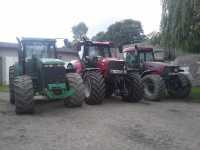 Case puma 200 cvx, Case mx170 i JD 8100