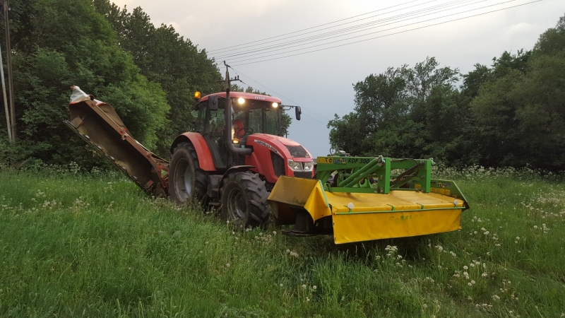 Zetor Forterra 115 Samasz KDF 300 Kuhn GMD 280