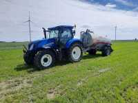 New holland t6.145 + pomot 8000l