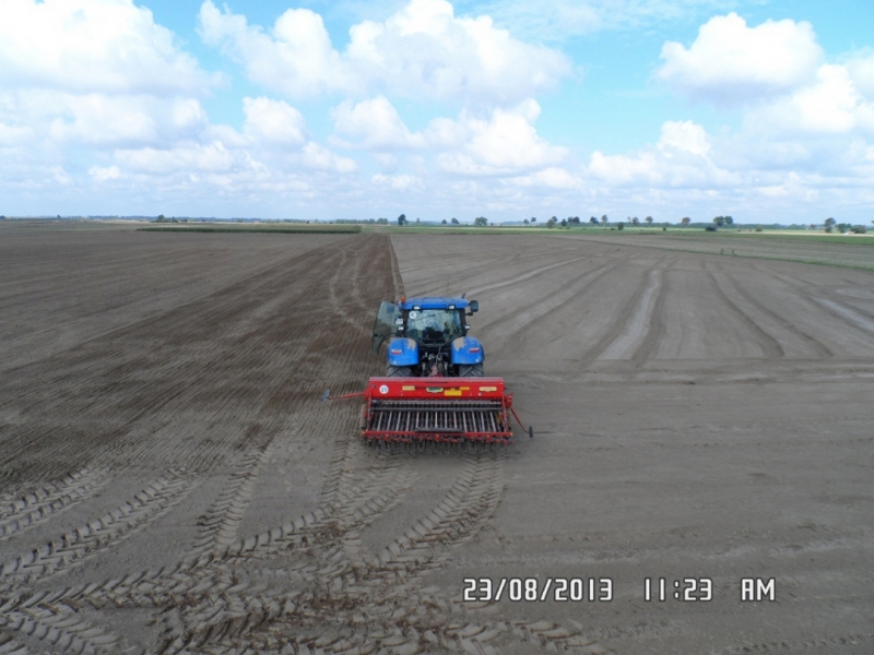 New Holland T6050RC + Unia Ares + Polonez