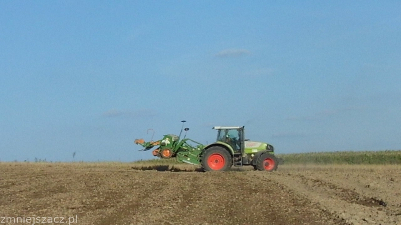 Claas Ares 816Rz + Amazone