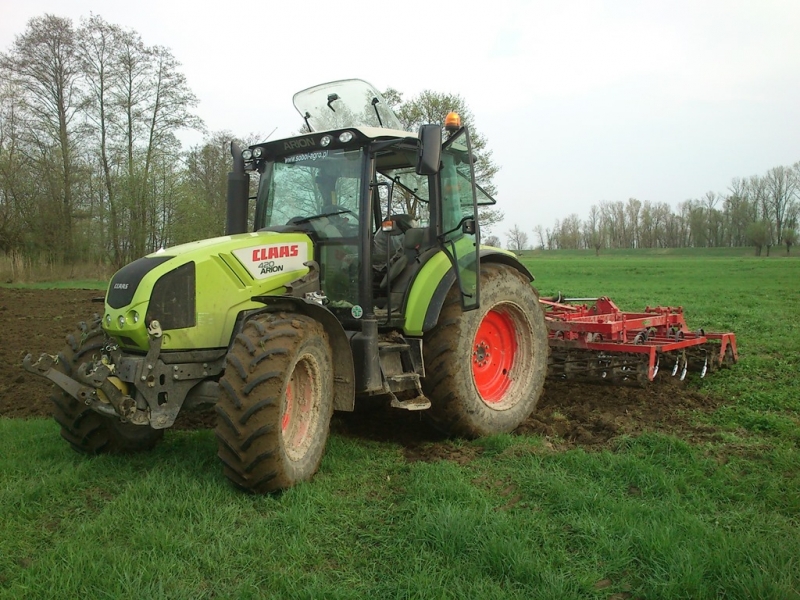 Claas Arion 420 CIS + Dziekan 4.2