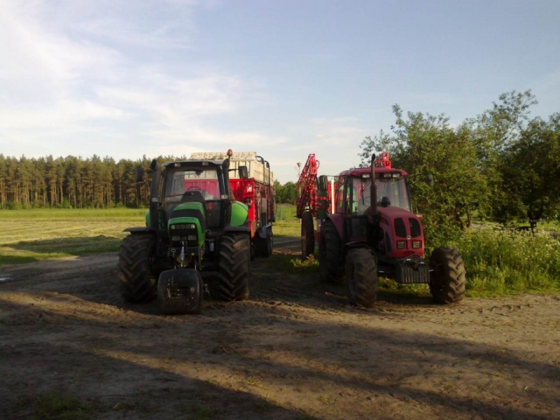 Deutz Fahr M620 i Pronar 1221A