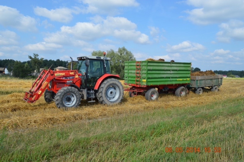 Massey Ferguson5435 & Pronar T672 & Rozrzutnik