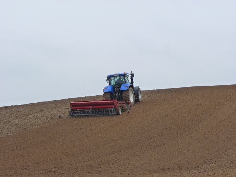 New Holland T6080 & Unia Mars B , Kongskilde Demeter 4000 Classic