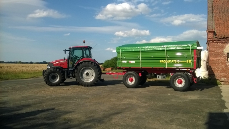 Case Farmall 95U& Pronar PT610