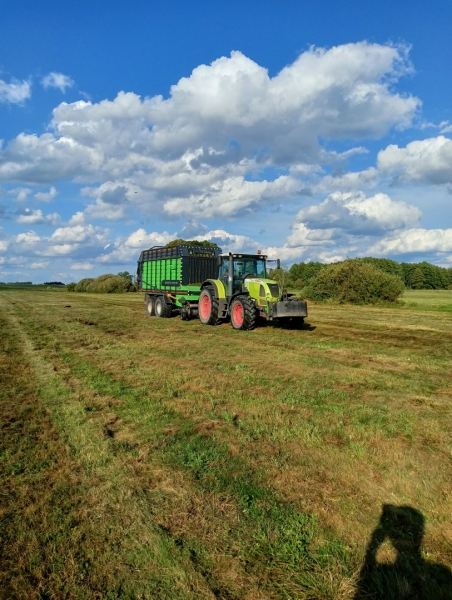 Claas Ares 617 Atz + Deutz Fahr Rotomaster 4516D