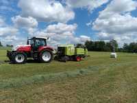 Steyr 6125 Profi + Claas Uniwrap 375