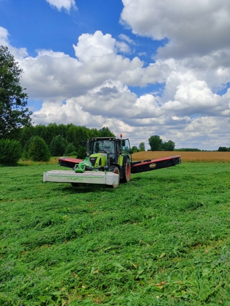 Claas Ares 617 Atz + Samasz Samba 300F + Vicon Extra 390