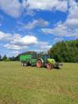 Claas Ares 617 Atz + Deutz Fahr Rotomaster 4516D