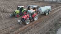 Claas Axion 810 & MF 7S.210 & Conory