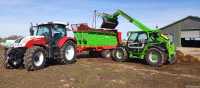 Steyr 6125 Profi + Unia Tytan 11 + Merlo TF 35.7 CS