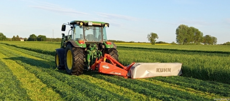 John Deere 5080R + Kuhn GMD280