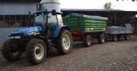 New Holland TM 120 + Metal-Tech + Kaczuszka