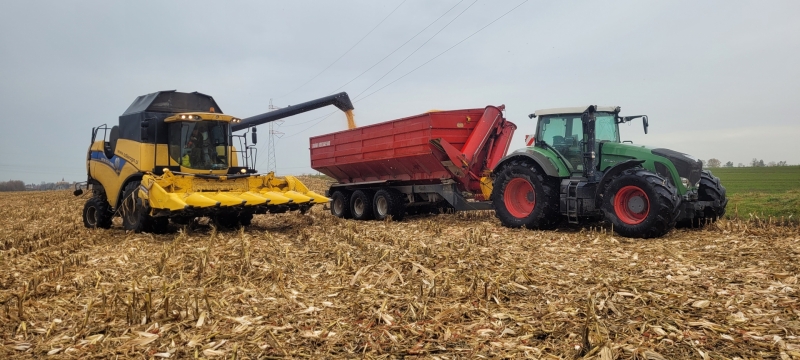 New Holland CX 6090 Fendt 936 & Kobzarenka