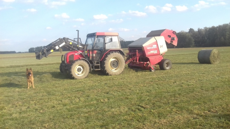 Zetor 7340 & Welger RP 220