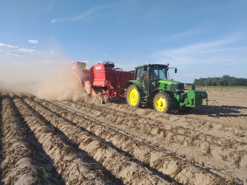 John Deere 6330+Grimme SE75-55