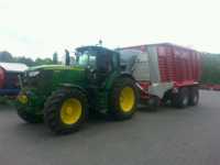 John Deere 6140M + Lely Tigo PR 60