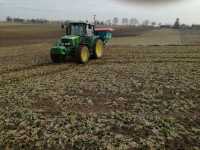 John Deere 6330+Sulky DX30+