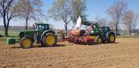 John Deere 6175M i Vaderstad Tempo F8