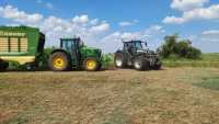 John Deere 6195M i Massey Ferguson 7719S