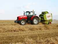 Massey Ferguson 5465 Dyna 4 + Claas Variant 180