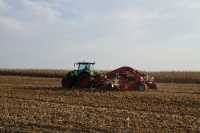 Claas Axion 850 + Kuhn Merge Max 900