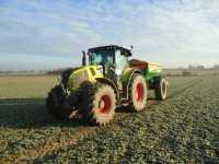 Claas Axion 850 i Amazone zg-ts 8200