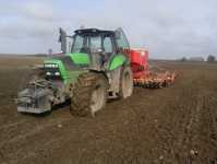 Deutz Fahr Agrotron M650 i Vaderstad Spirit 400 next