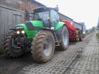 Deutz Fahr Agrotron M650 i Vaderstad Spirit 400 Next