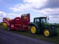 John Deere 6330 + Grimme SE140