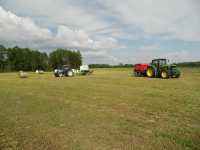 John Deere 6630 + Case IH RB 344R