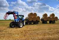 New Holland T6030 Delta + Przyczepy